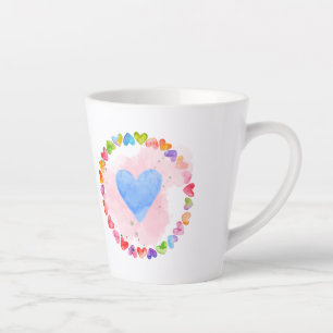 Aquarellbrunnenbogen-Tasse Milchtasse