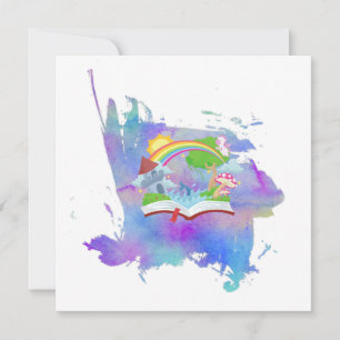 Aquarellbuch Einladung