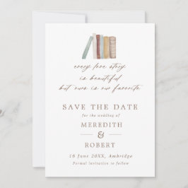 Aquarellbücher jede Liebe Foto für Hochzeiten Save The Date