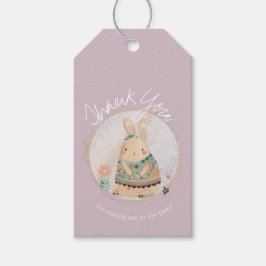 Aquarellbunny Osterfest Geburtstag Danke Florenz Geschenkanhänger
