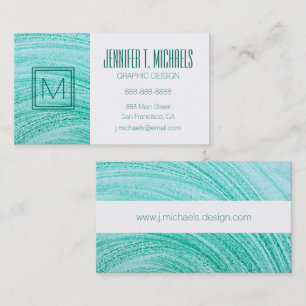 Aquarellbürsten-Linienbeschaffenheit Visitenkarte