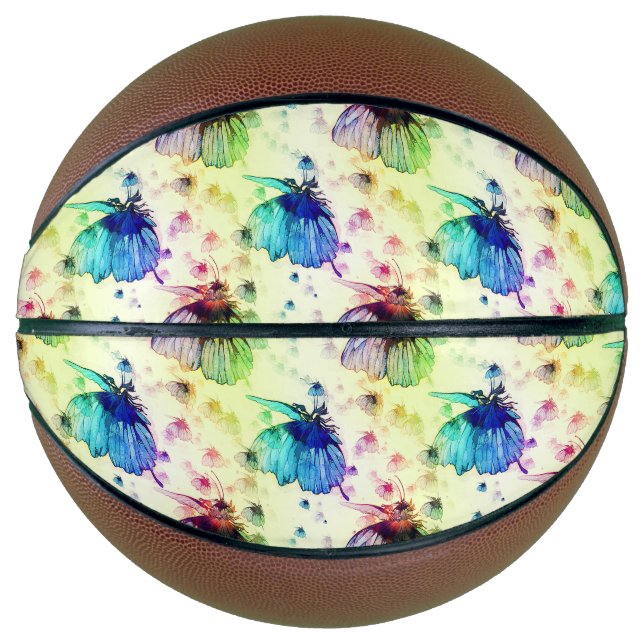 Aquarellbutterfisch Basketball (Vorderseite)