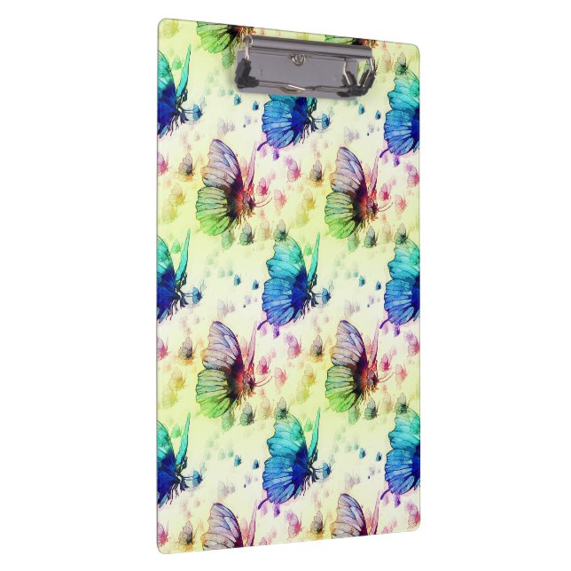 Aquarellbutterfische Zwischenablage Klemmbrett (Rechts)