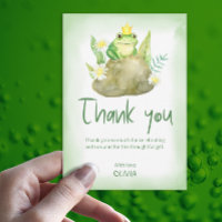 Aquarelldruckerin Frog Baby Dusche
