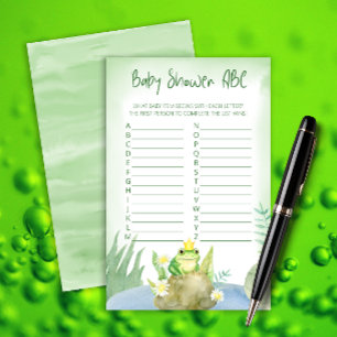 Aquarelldruckerin Frog Baby Shooting ABC-Spiel