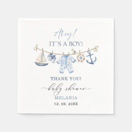 Aquarelldusche ist eine Babydusche Serviette