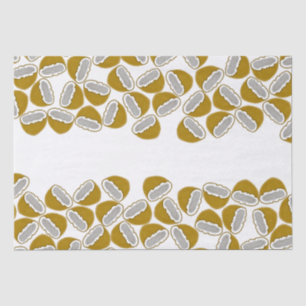 Aquarelle Coconut Handmade Pattern Seidenpapier