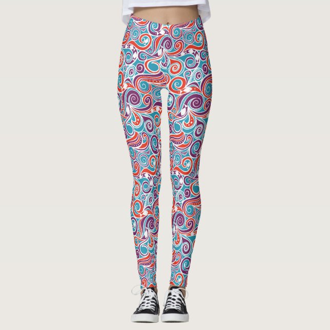Aquarelle Leggings (Vorderseite)