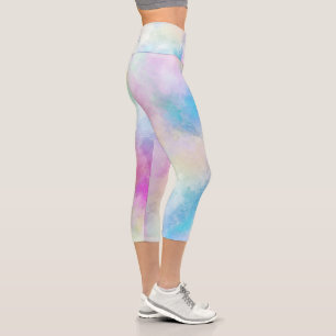 Aquarelle-Stil  Capri Leggings