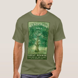 Aquarelleiche Wiedersehen Rustikal T-Shirt