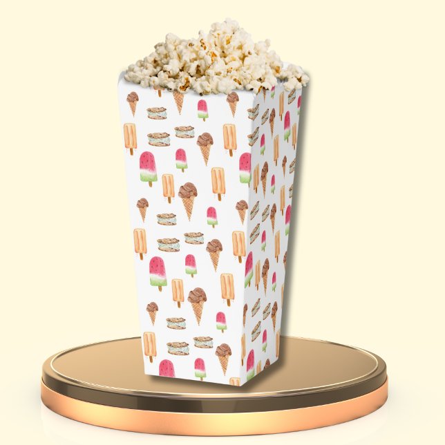 Aquarelleis Creme & Popsicles Popcorn Geschenkschachtel (Von Creator hochgeladen)
