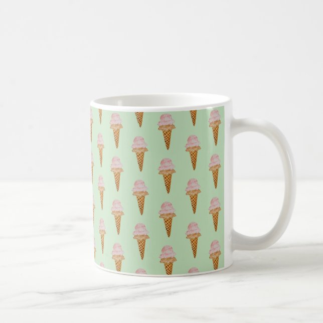Aquarelleis Tasse (Minzgrün) (Rechts)