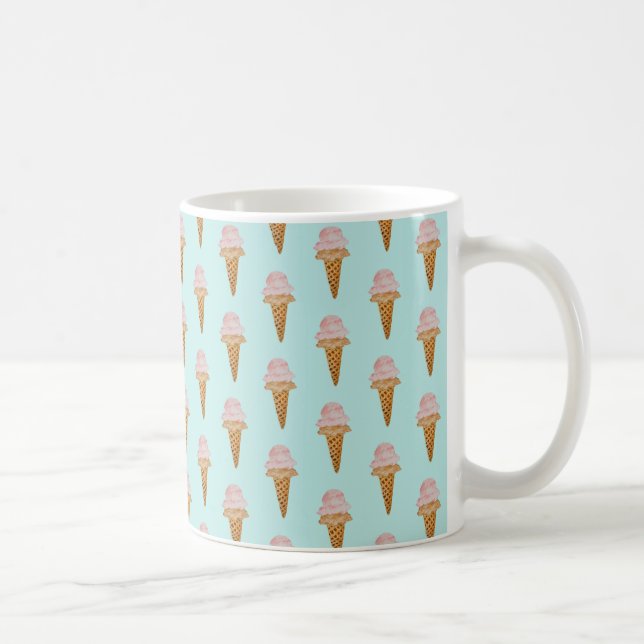 Aquarelleis Tasse (Türkis) (Rechts)