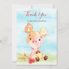 Aquarellenfarm Vielen Dank Dankeskarte