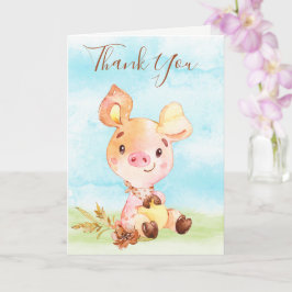 Aquarellenfarm Vielen Dank Karte