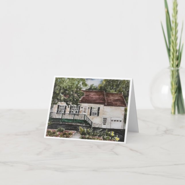 Aquarellenkarte Dankeskarte (Vorderseite)