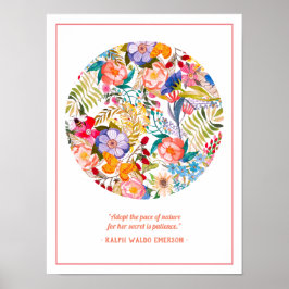 Aquareller Existentialismus für Wohltätigkeit Poster