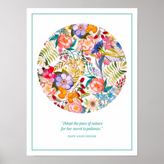 Aquareller Existentialismus für Wohltätigkeit Poster (Vorne)