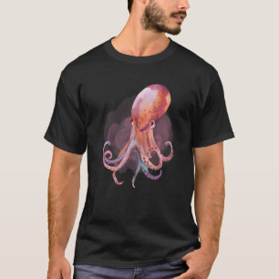Aquareller im Tiefen Ozean Kreaturen und Rift L T-Shirt