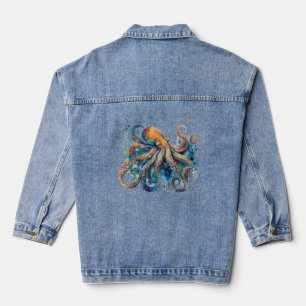 Aquareller Jeansjacke