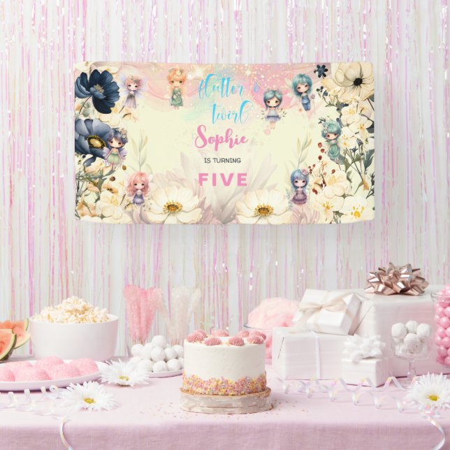 Aquareller-Kindergeburtstag im Garten Banner (Party)