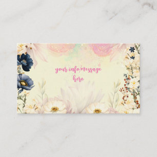 Aquareller-Kindergeburtstag im Garten Begleitkarte