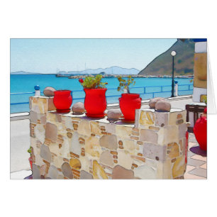 Aquareller Meerblick