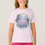 Aquareller Octopus Birthday Party T - Shirt<br><div class="desc">Niedliches Aquarellon Octopus Ocean Party Tshirt</div>