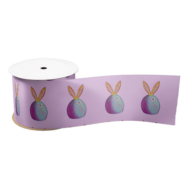 Aquareller Ostereier Satinband (Spule)