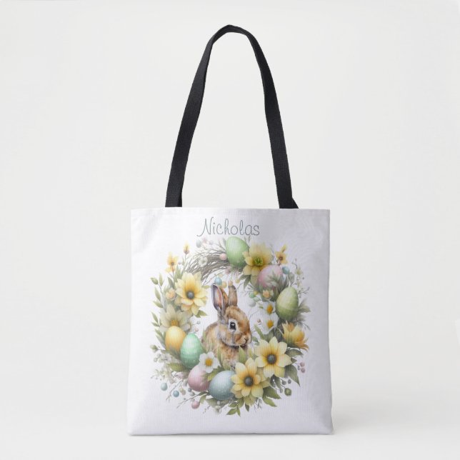 Aquareller Ostern Personalisiert (Vorderseite)