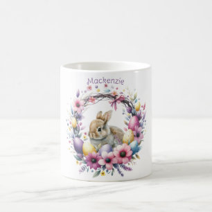 Aquareller Ostern Personalisiert Kaffeetasse