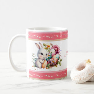 Aquareller Ostersonne Streifen Grenze Kaffeetasse