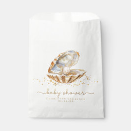 Aquareller Ozean Kleine Pearl Baby Dusche Geschenktütchen
