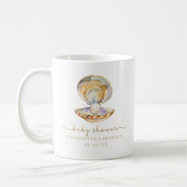 Aquareller Ozean Kleine Pearl Baby Dusche Kaffeetasse