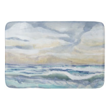 Aquareller Ozean Wave Beach Wohngestaltung