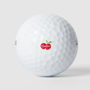 Aquareller Rote Äpfel Lehrer Bildung Obst Golfball