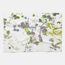 Aquareller Stil romantische Blume Blumendesign Geschirrtuch