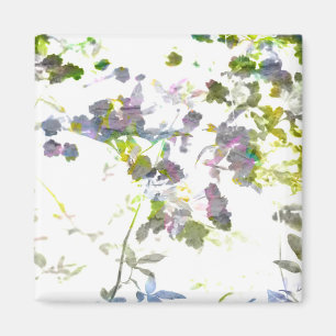 Aquareller Stil romantische Blume Blumendesign Magnet