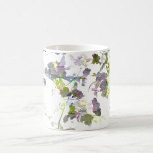 Aquareller Stil romantische Blume Blumendesign Tasse