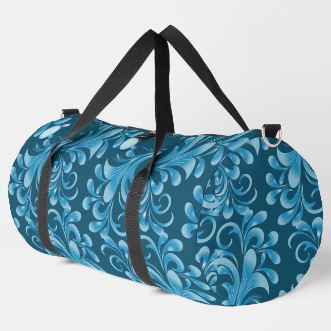 Aquareller Tribal Beauty: Geist der Bohemischen Ku Duffle Bag (Linke Ecke)