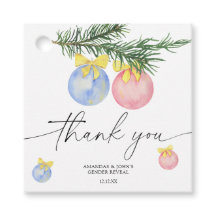 Aquareller Winter Danke Gender-Enthüllung