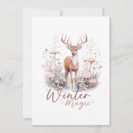 Aquareller Wintermagic Dee Einladung