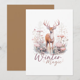 Aquareller Wintermagic Dee Einladung
