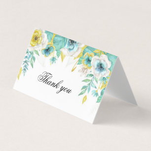 Aquarellfarbe Danke Karte