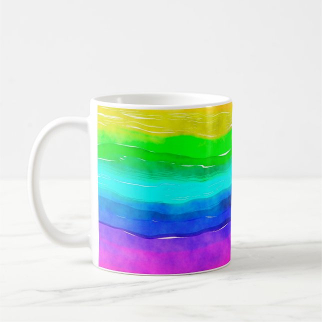 Aquarellfarbe Kaffeetasse (Links)