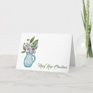 Aquarellfarbe Lila Süßer Pea-Blume
