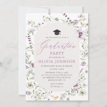 Aquarellfarbe Rosa Lila Wildblume Abschluss