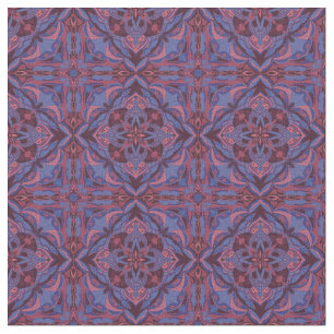Aquarellfarbe Vintag Azulejo Spanischer Tor Stoff