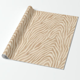 Aquarellfarbe Zebra Print Geschenkpapier