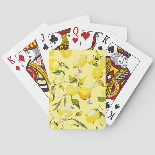 Aquarellfarben 15 spielkarten (Rückseite)